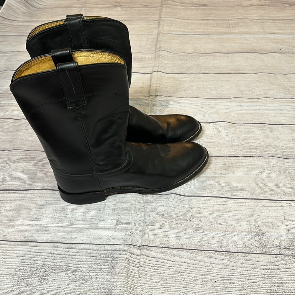 Classic Justin roper leather boots 10 D - Picture 2 of 7
